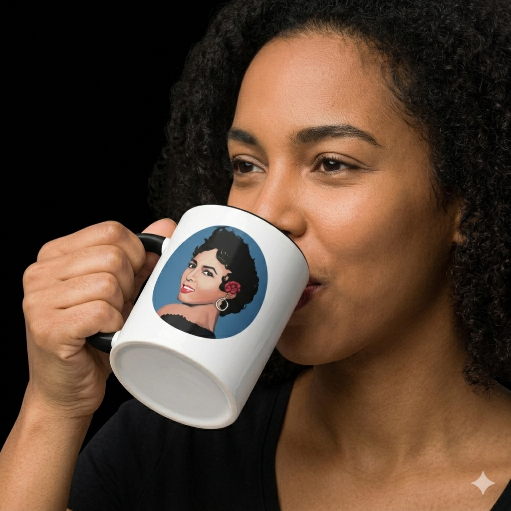 Dorothy Dandridge "Rose" Glossy Mug | 11 oz