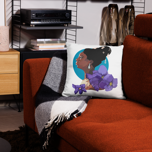 Nina Simone “Violet” Decorative Pillow