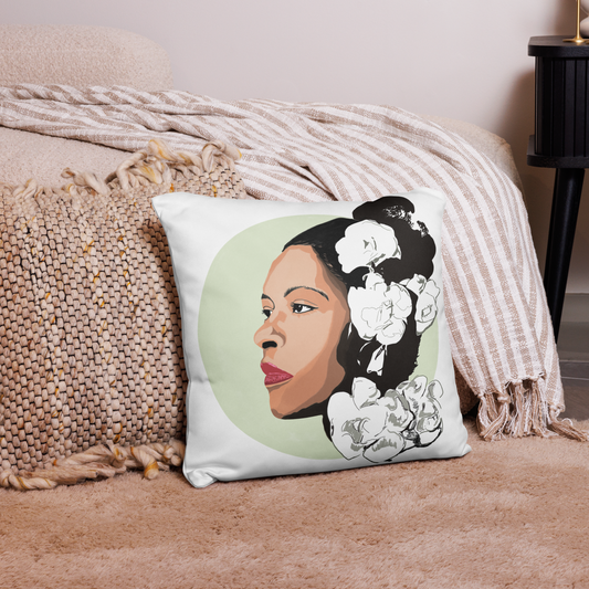 Billie Holiday "Gardenia" Home Lifestyle Decorative Pillows