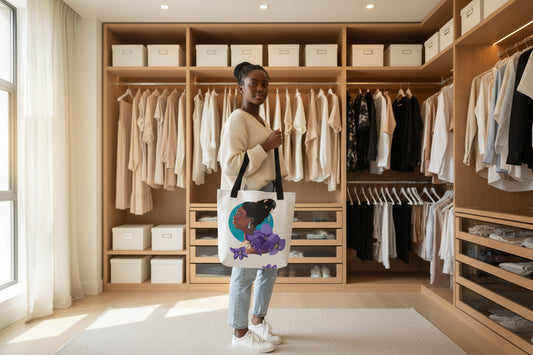 Nina Simone "Violet" Tote Bag