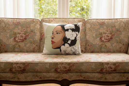 Billie Holiday "Gardenia" Home Lifestyle Decorative Pillows