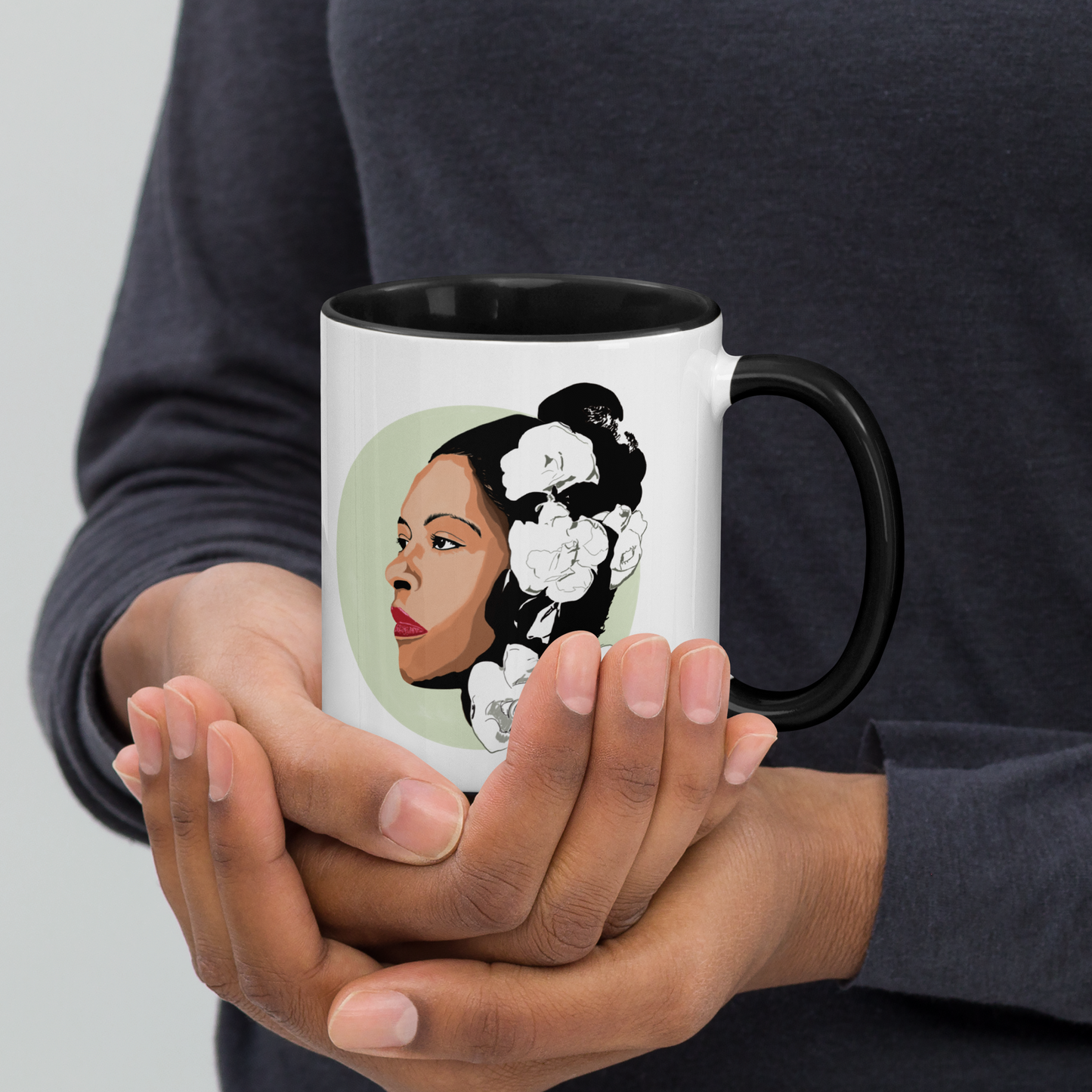 Billie Holiday "Gardenia" Glossy Mug