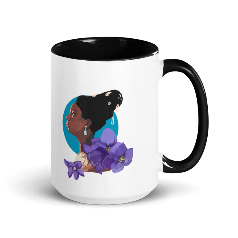 Nina Simone "African Violet" Mug | 15 oz