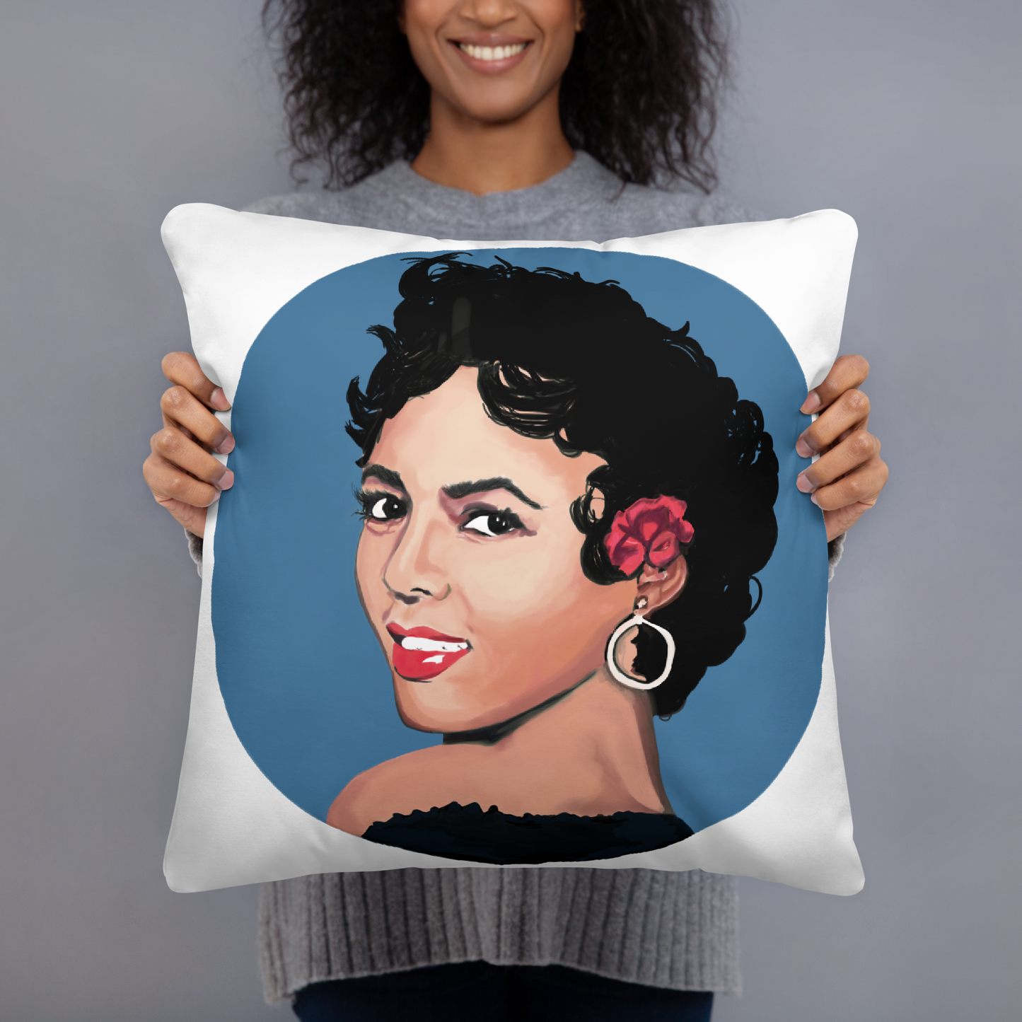 Dorothy  Dandridge "Rose" Decorative Pillow
