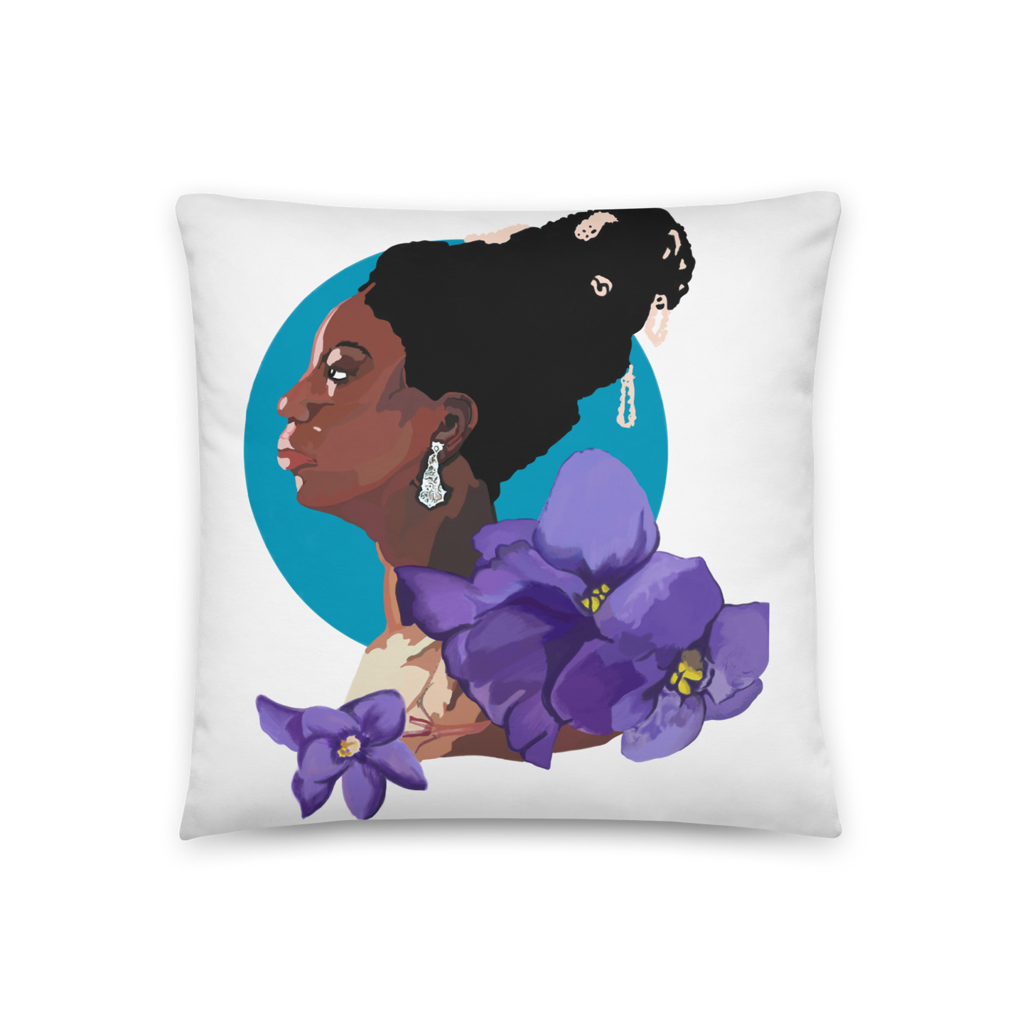 Nina Simone “Violet” Decorative Pillow