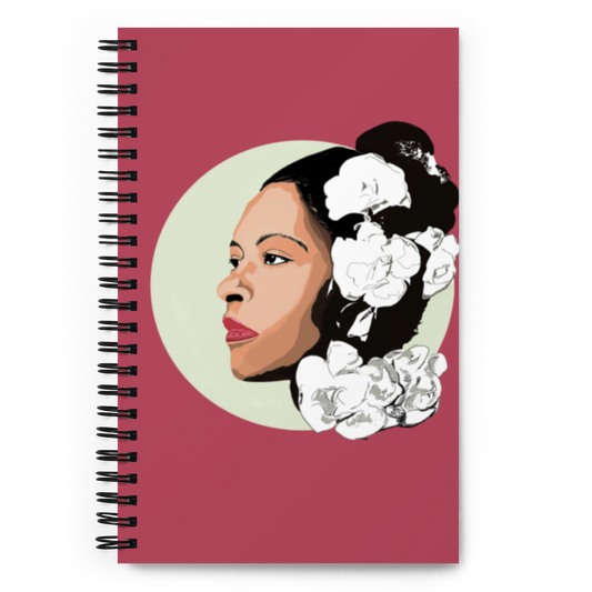 Billie Holiday "Gardenia" Spiral notebook