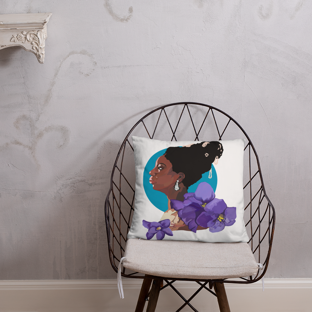 Nina Simone " Violet" Home Lifestyle Decorative Pillows