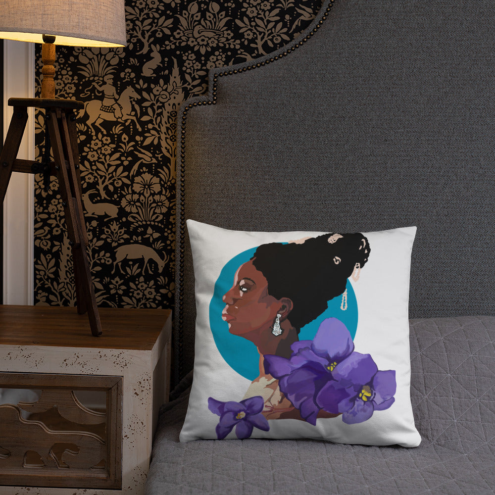 Nina Simone " Violet" Home Lifestyle Decorative Pillows